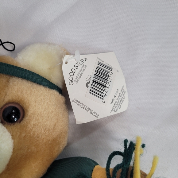 Vintage 1998 NFL Greenbay Packer Cheerleader Plush Teddy Bear Doll - Picture 2 of 9